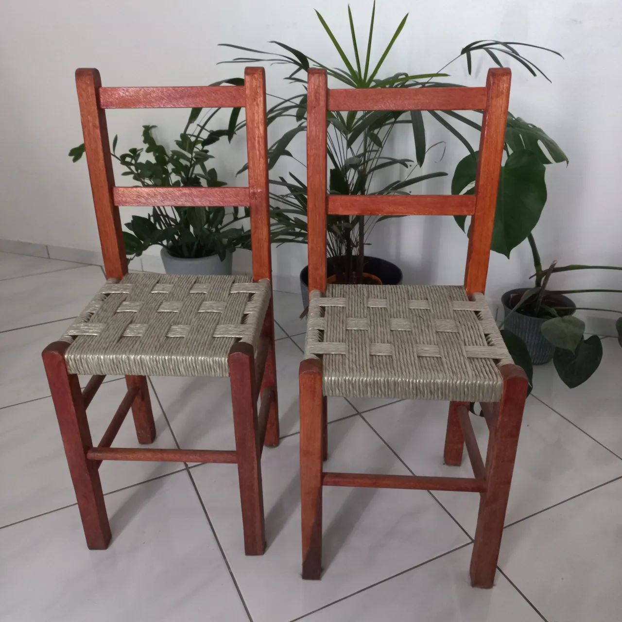 2 Cadeira Madeira