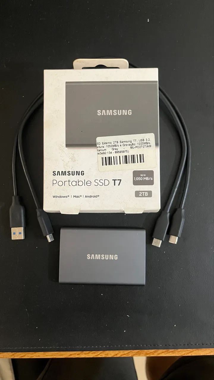 Samsung T7 SSD 2TB - Foto 3