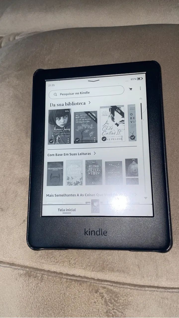 Kindle 10° Geração + película + capinha  - Foto 4