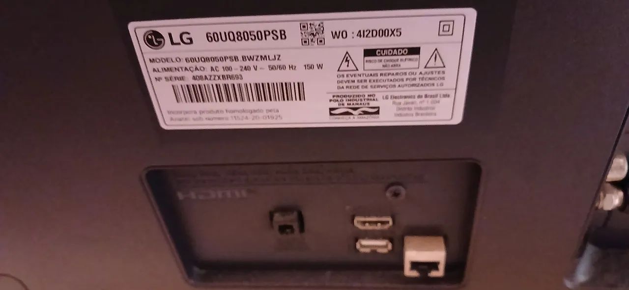 Vendo uma TV LG de 60 
