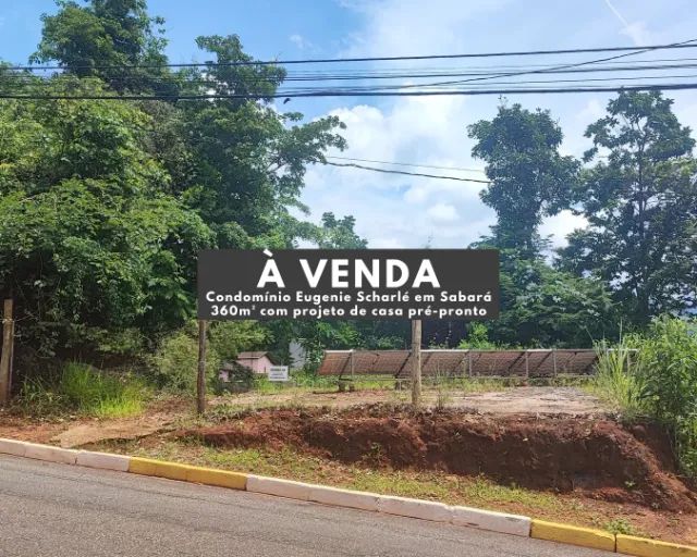 Lote em condomínio em Sabará - 360m²