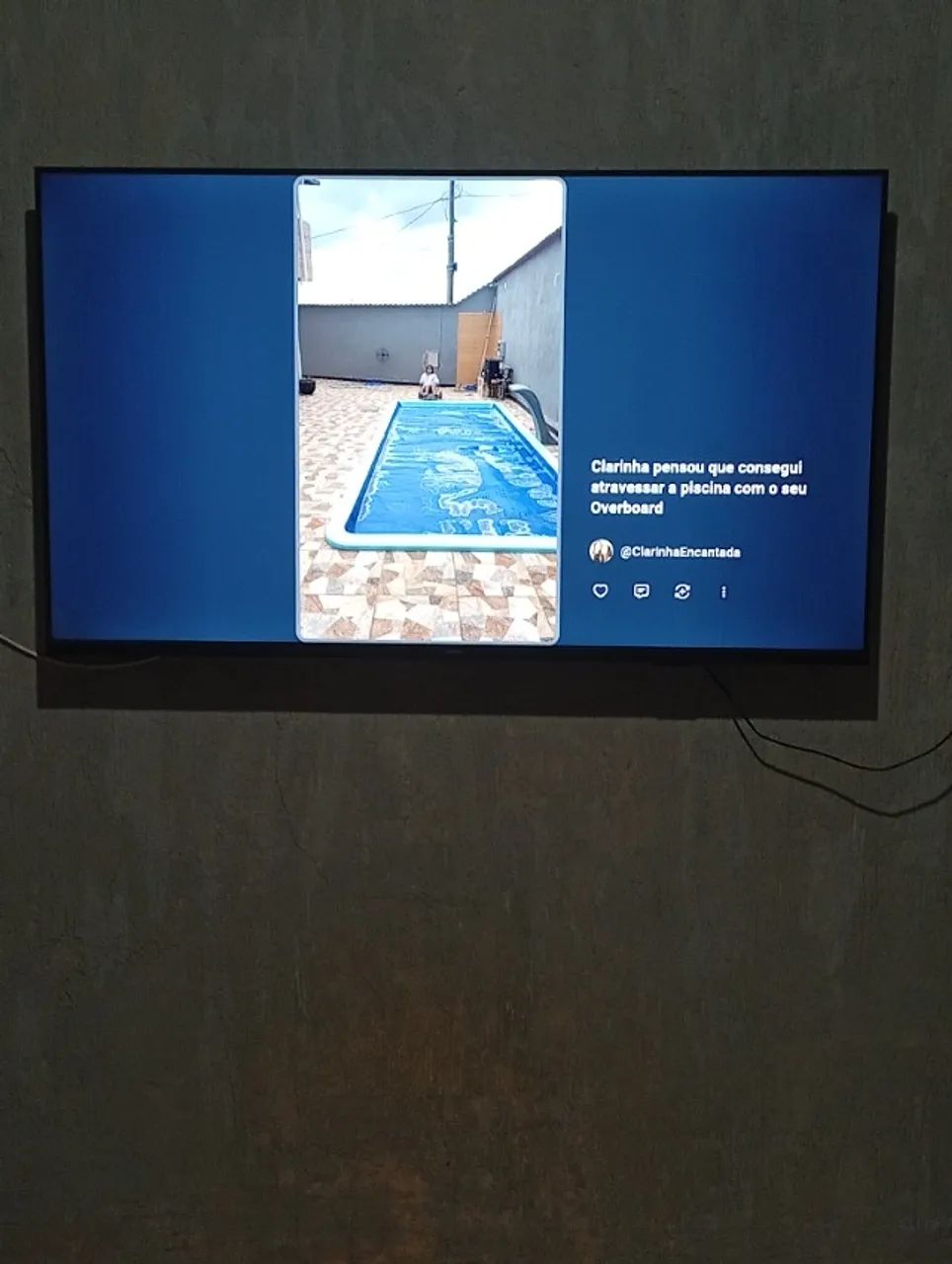Televisão vende 55 polegadas Philips... Um ano de uso nunca foi mexido nota fiscal