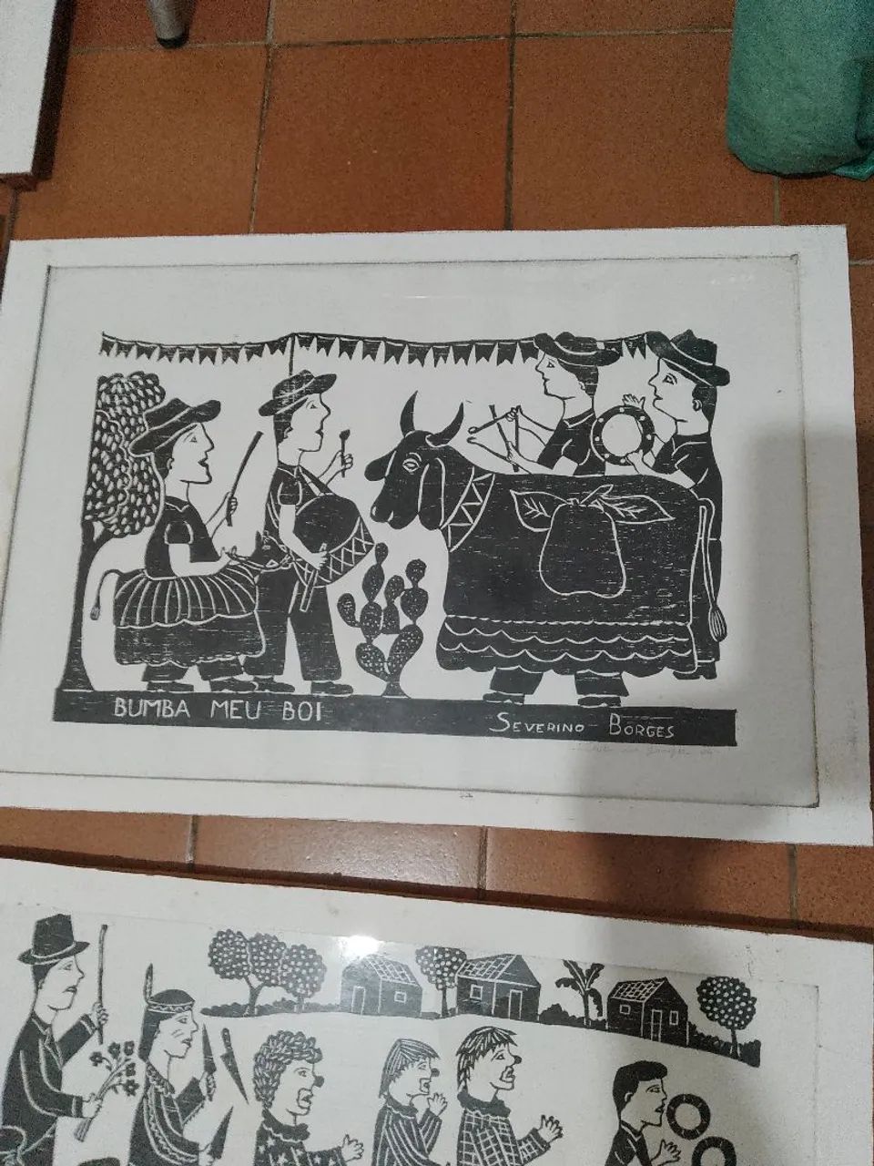 Lindos Quadros de Xilogravura  - Foto 5
