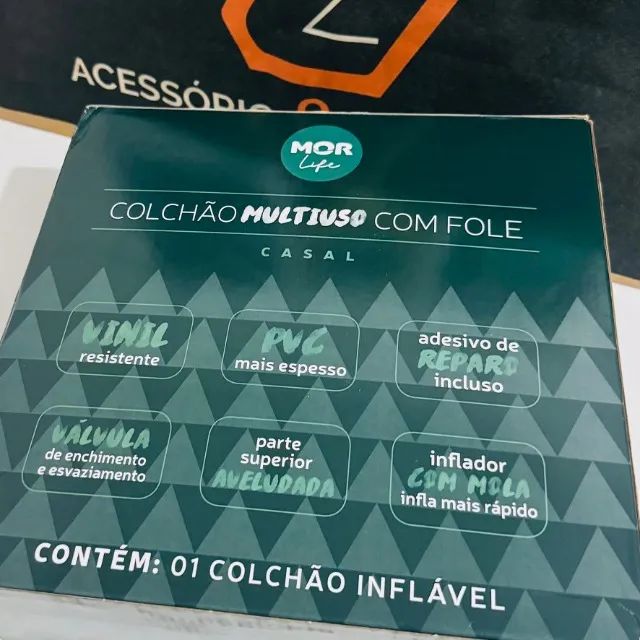 Colchão Inflável Novo na Caixa - de Ar - Casal - Foto 2