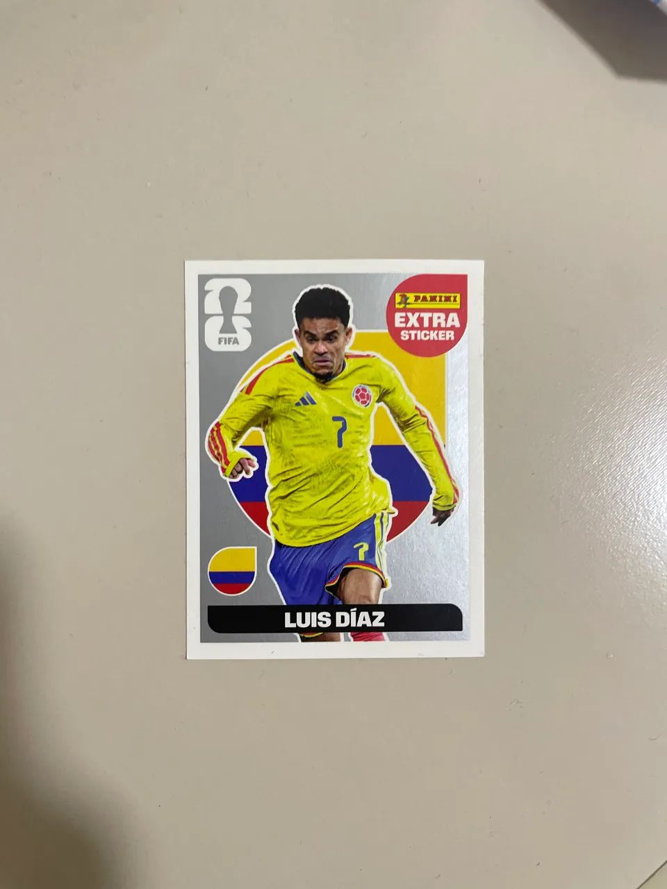 Figurinha Legend oficial Luís Díaz Copa 2026 