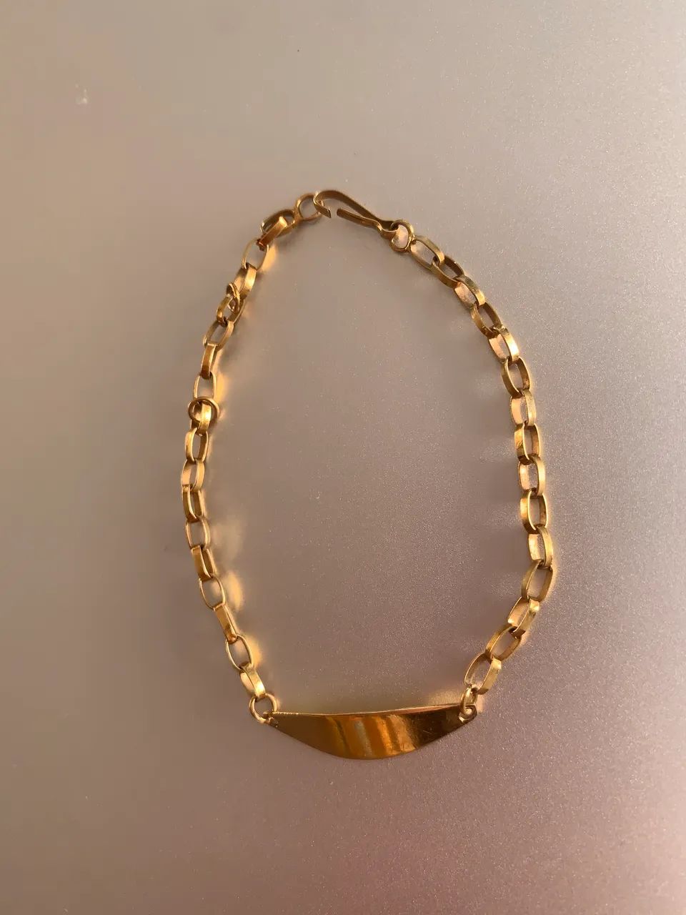 Pulseira de ouro infantil 