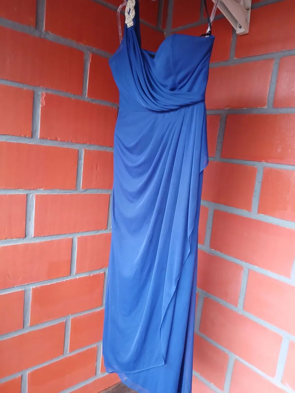 Vestido de gesta azul 