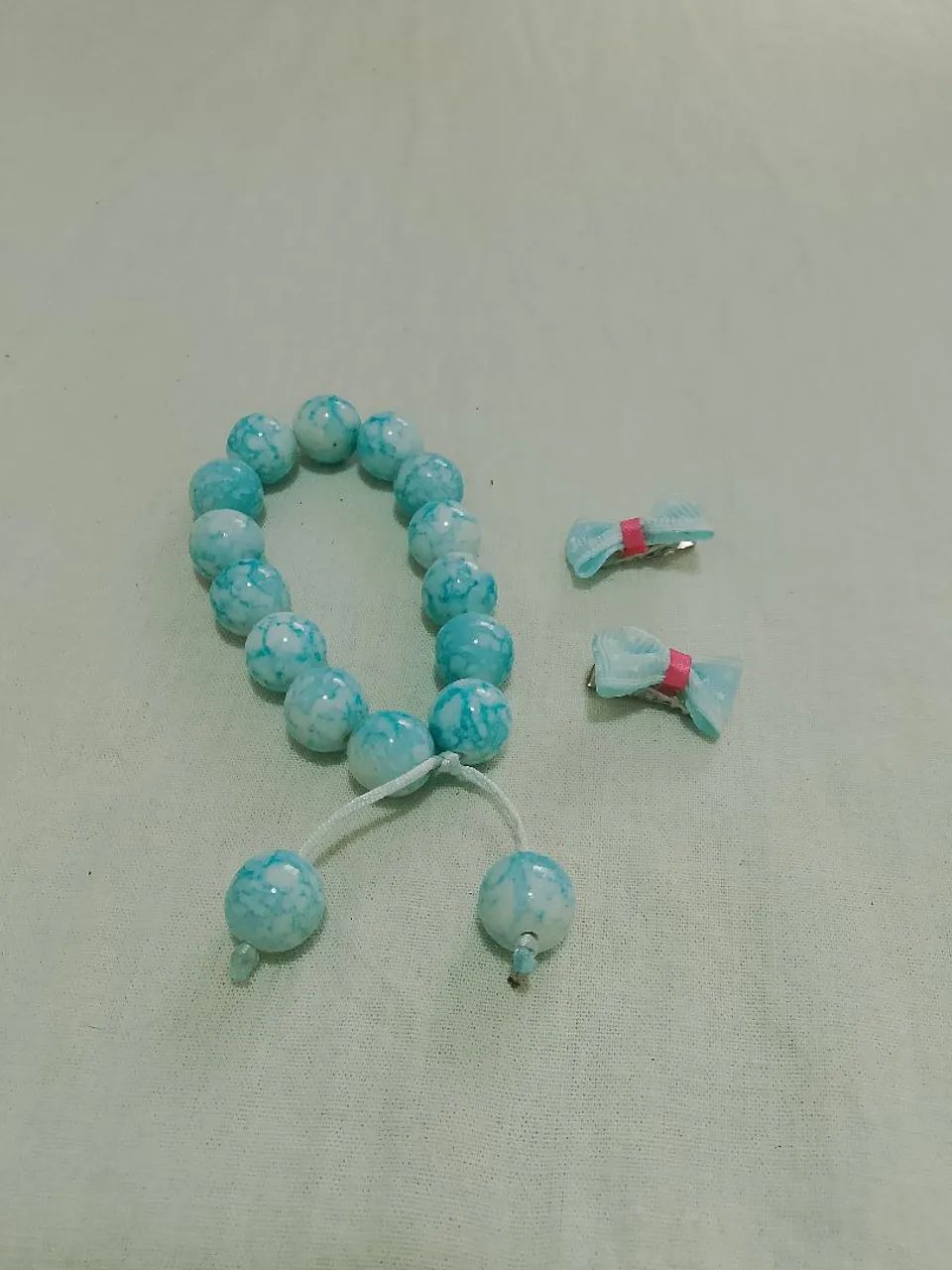 Conjunto Colar e Lacinho