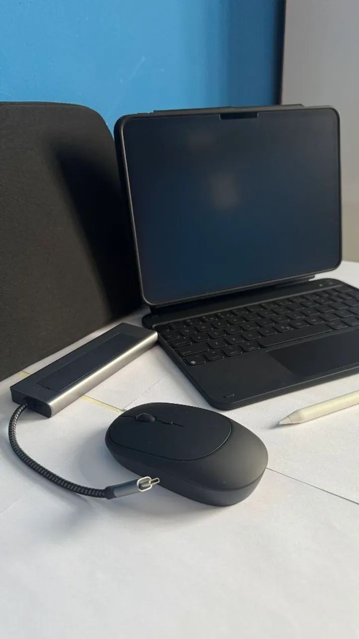 iPad Pro 11" M4 (256GB) + Hub NVMe/HDMI + Kit Tecl. Premium ESR + Case + Mouse - C/fatura - Foto 5