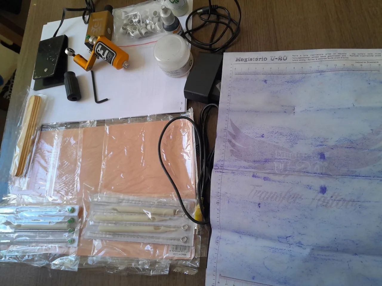 Máquina de tatuagem kit - Foto 4