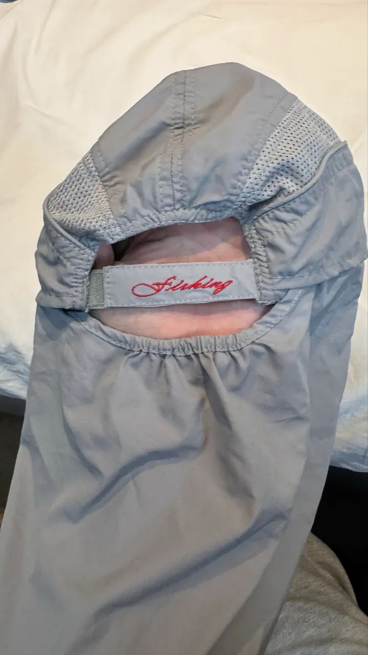 Boné de pesca da marca sumax com capuz - Foto 4
