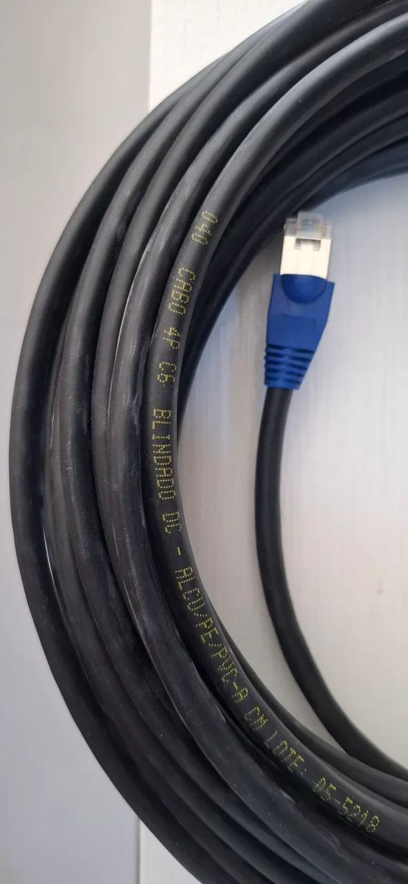 Cabo Ethernet CAT 6 Blindado 15m - Foto 4