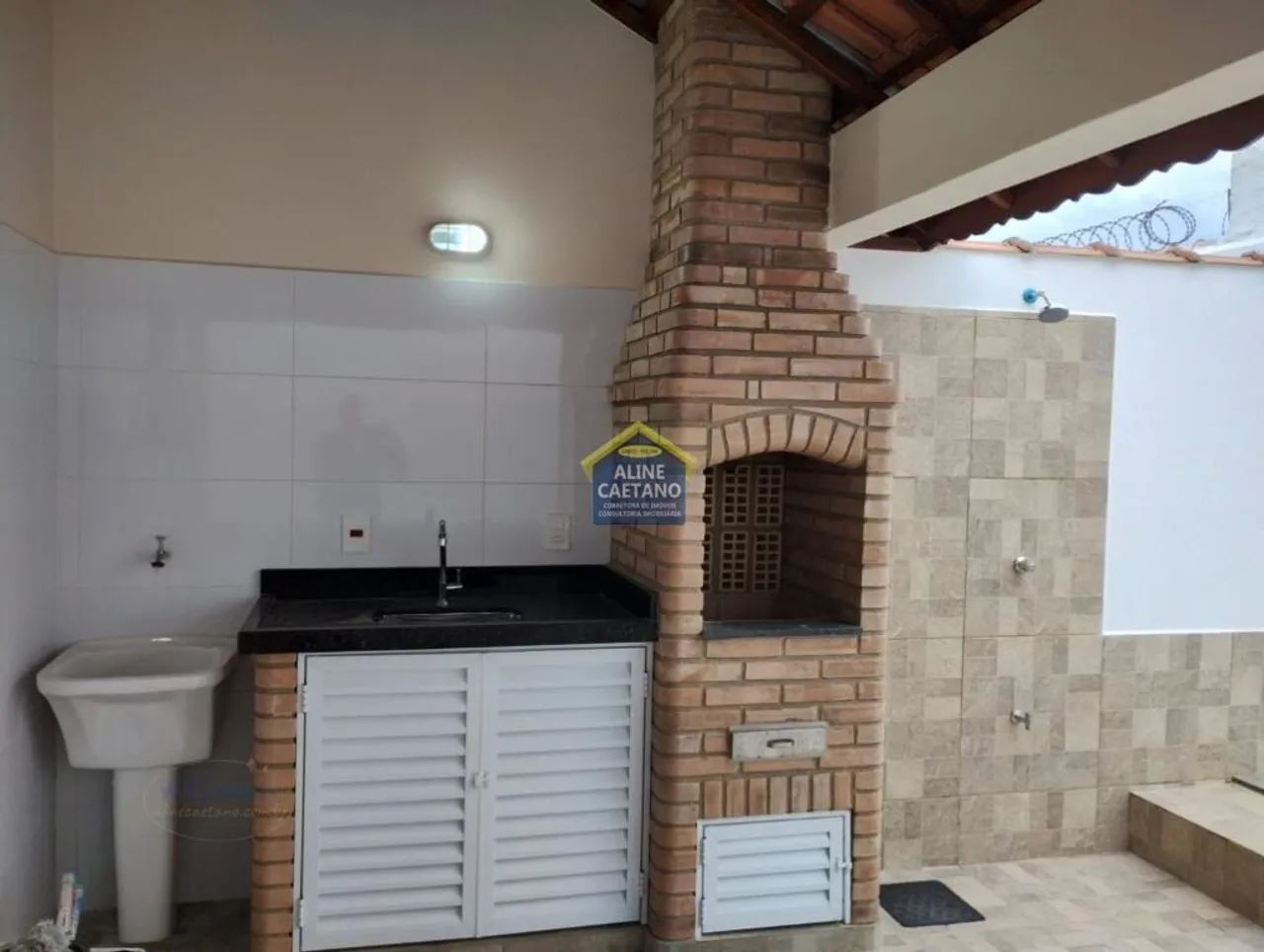 Casa Terrea Geminada no Caiçara - Com churrasqueira e Piscina! - Foto 3