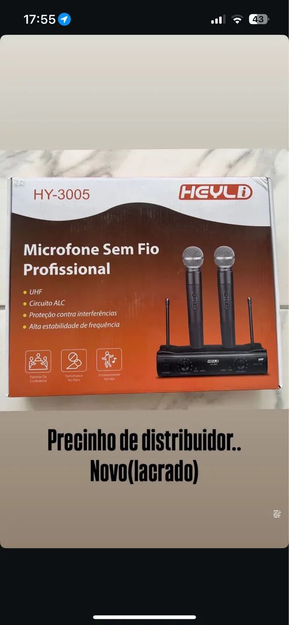 Microfone sem fio