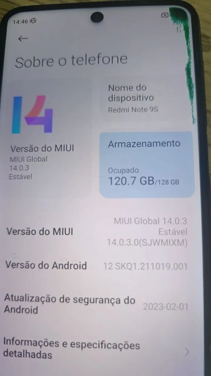 Redmi Note 9s - funcionando - Único dono #Vender Rápido - Foto 5