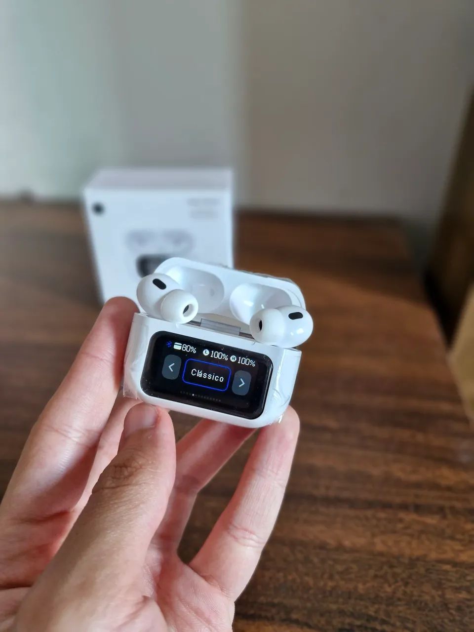 Fone Bluetooth ANC com Tela Touch - Novo - Foto 3