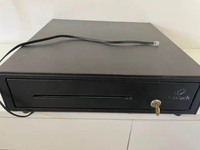 Gaveta dinheiro caixa automática