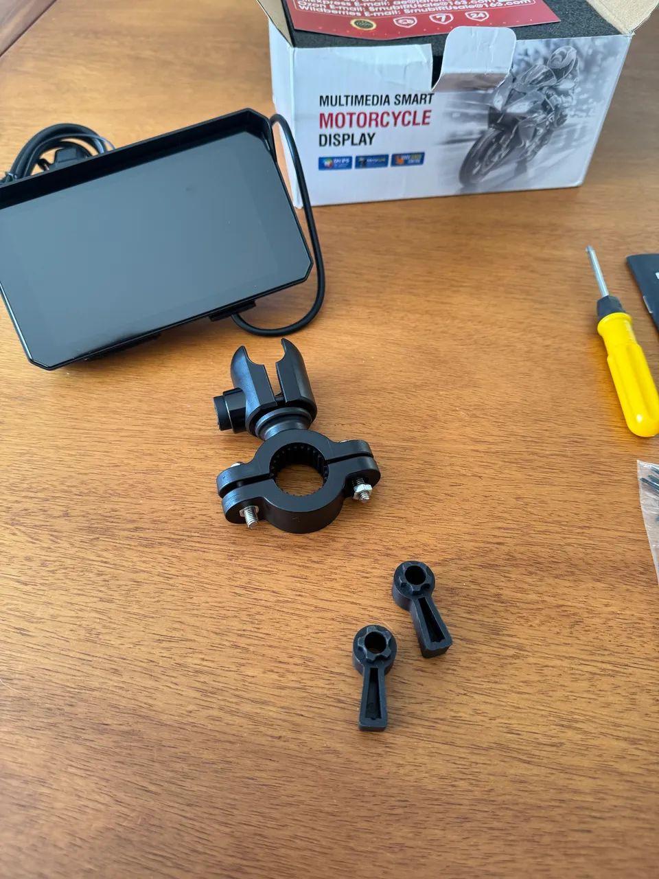 "Multimídia 5" para Moto - Zero, Nunca Usada - Bluetooth + À Prova D'Água - Foto 3