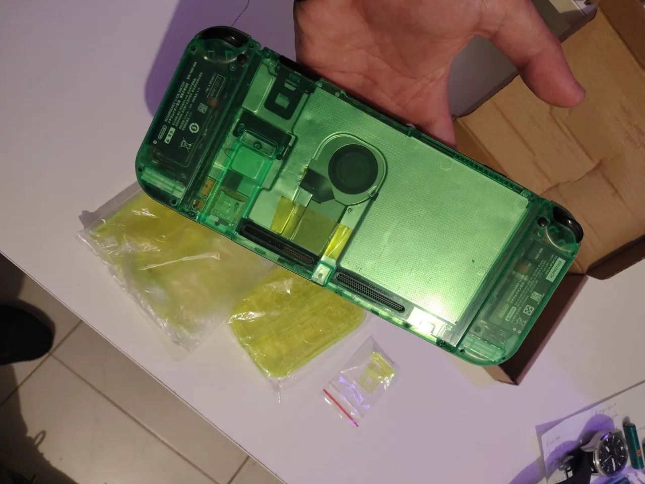 Carcaça Nintendo Switch OLED - Foto 2