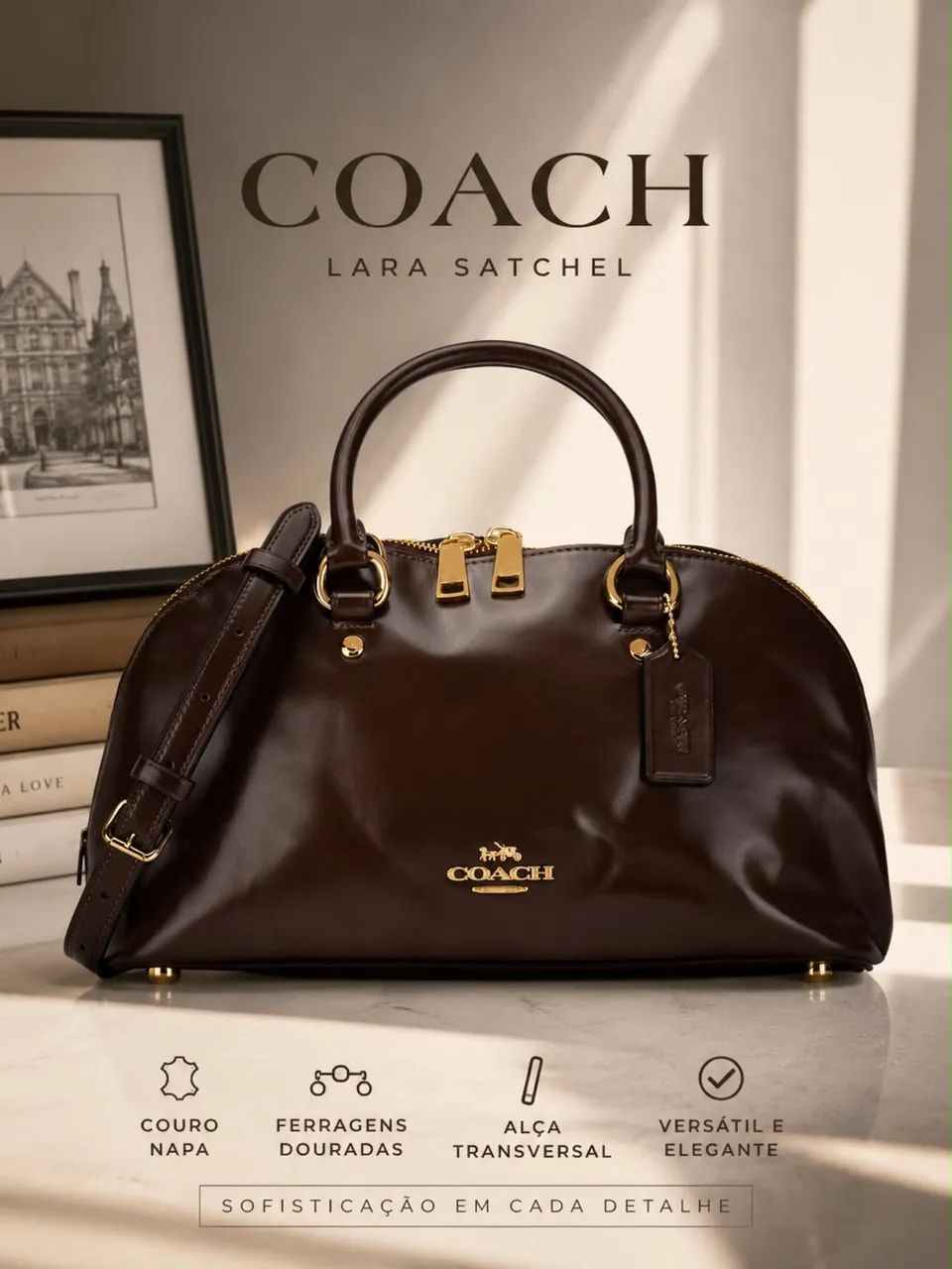 Bolsa Coach Lara Satchel  - Foto 2