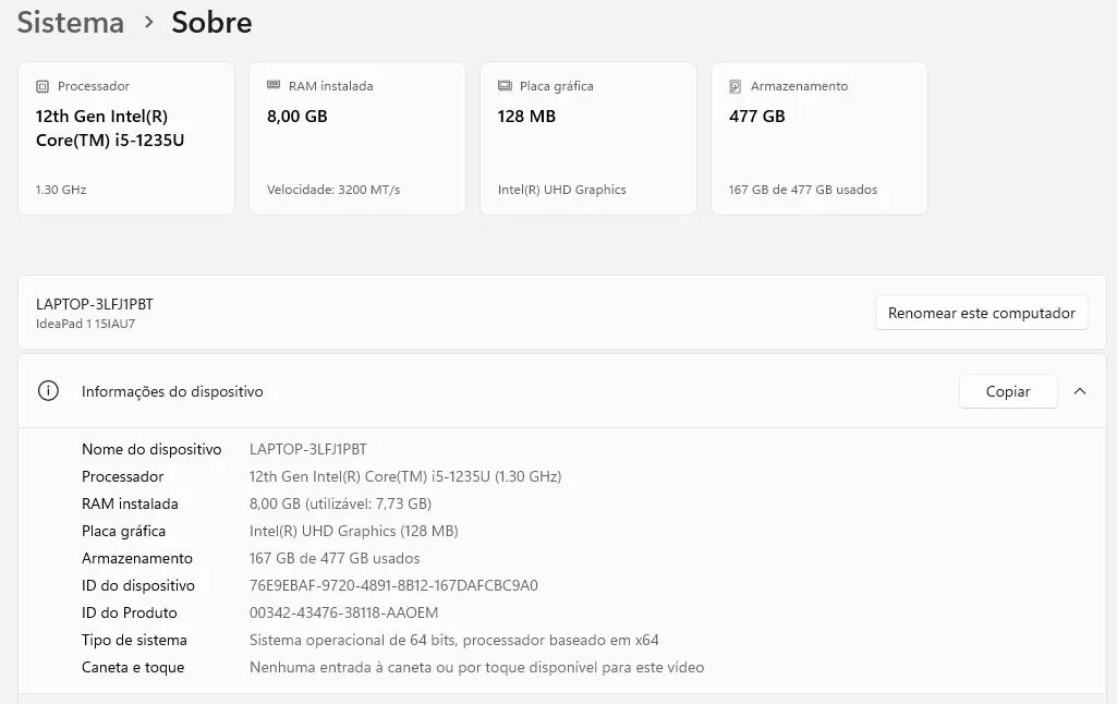 Notebook Core i5 LENOVO 500GB 8GRam - Foto 2
