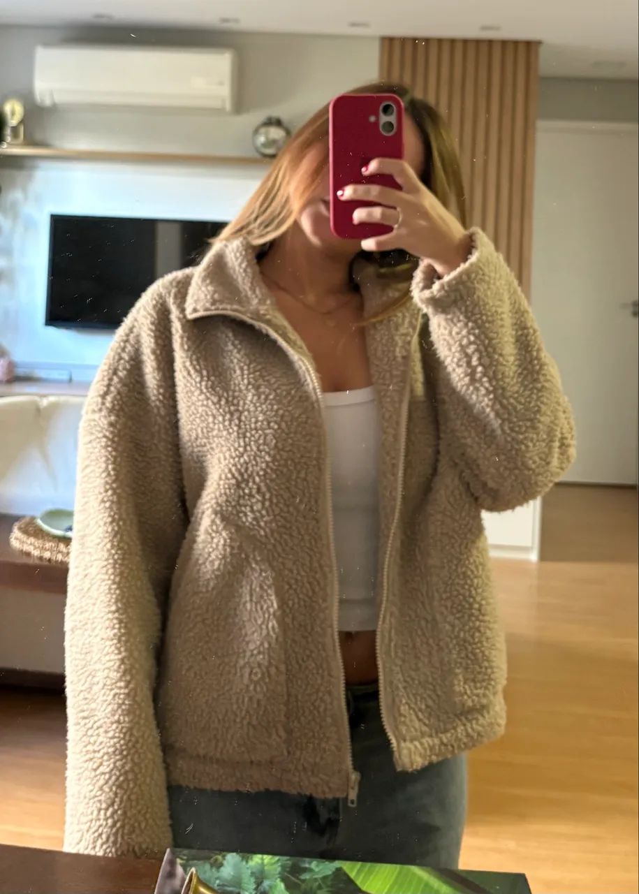 Jaqueta teddy 