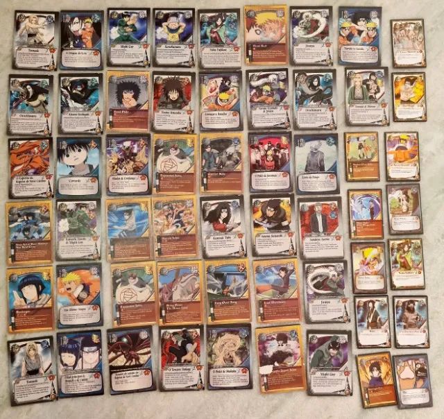 Lote 56 Cards de Banca Naruto