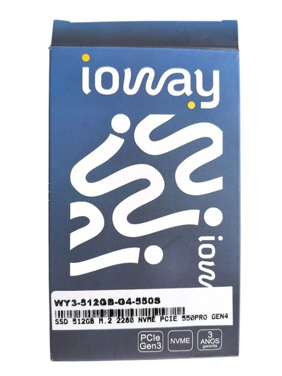 Ssd 512gb M.2 Nvme Pcie 2280 Gen3 Ioway  - Foto 2