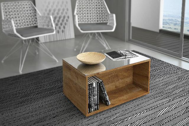 Mesa de centro Classic com tampo espelhado - Entrega Grátis - Foto 4
