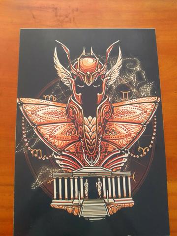Quadro decorativo Casa de Virgem (cavaleiros do zodíaco)