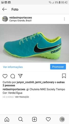 Chuteiras Society-Salão-Cravo 92,00 queima de estoque - Foto 3