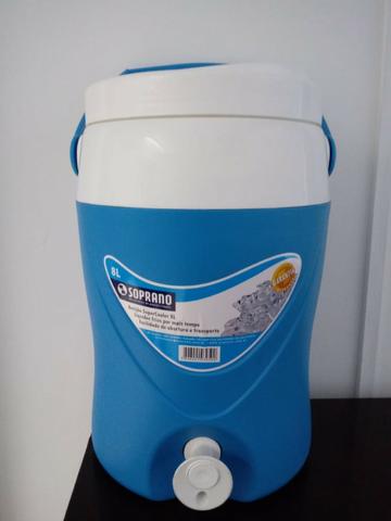 Garrafa Botijão Supercooler Azul 8 Litros Soprano - Foto 4