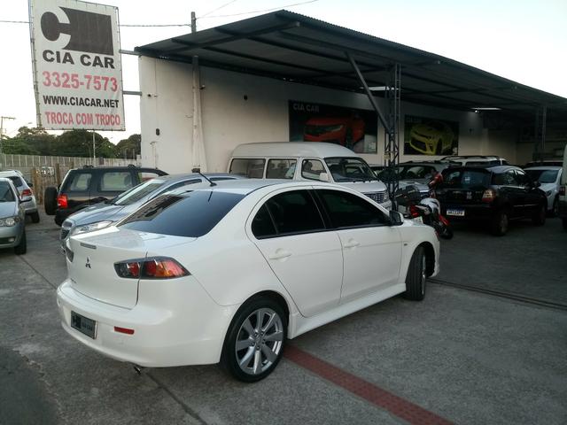 Lancer 160cv Automático Couro Rodas 18' 35.000km Revisado! Melhor que Civic! Troco - Foto 3