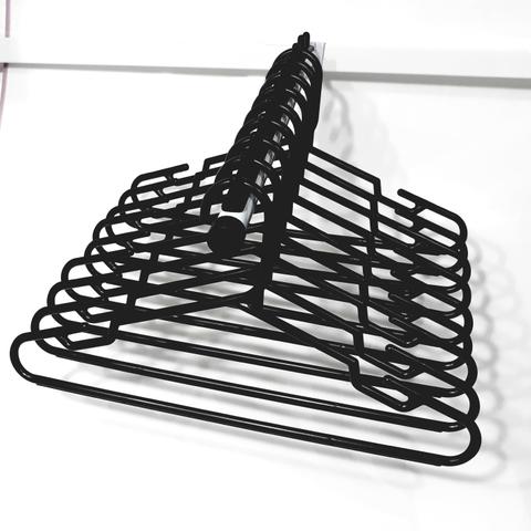 Cabide cavado preto 100 unidades