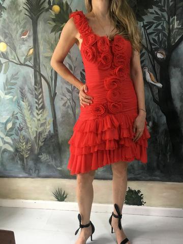 Vestido festa vermelho