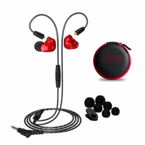 Fone in-ear moxpad x9 dual drive prof bass para retorno de palco