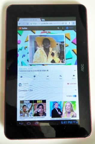 Tablet Aoc 7 Mw0712 Vermelho - Foto 6
