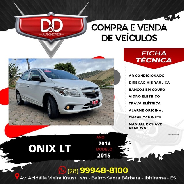 ONIX LT 2015 COMPLETO.