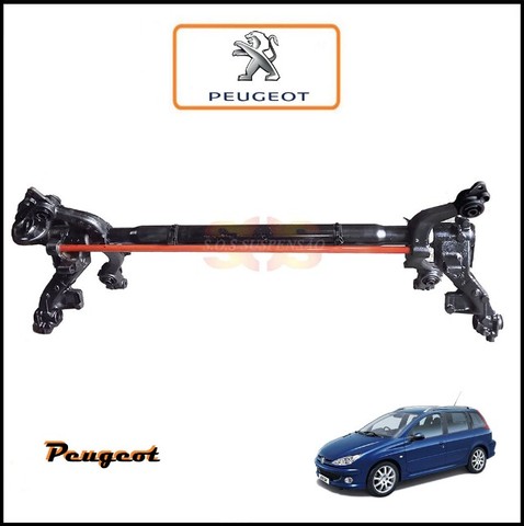 Eixo Traseiro Peugeot 206 SW e 207 Escapade Sem ABS
