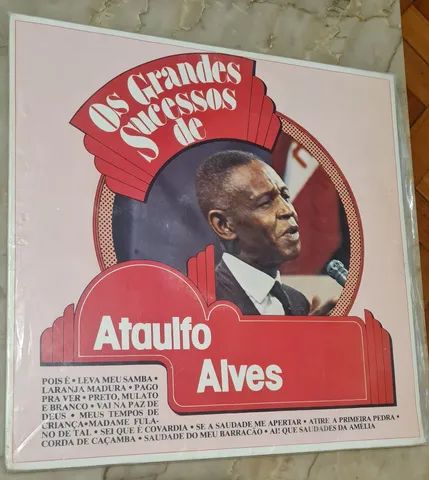 Disco LP Vinil Os Grandes Sucessos de Ataulfo Alves