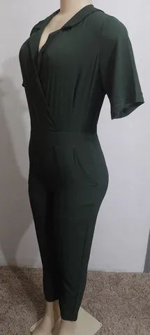 lindo macacão verde escuro - tamanho m - Foto 3