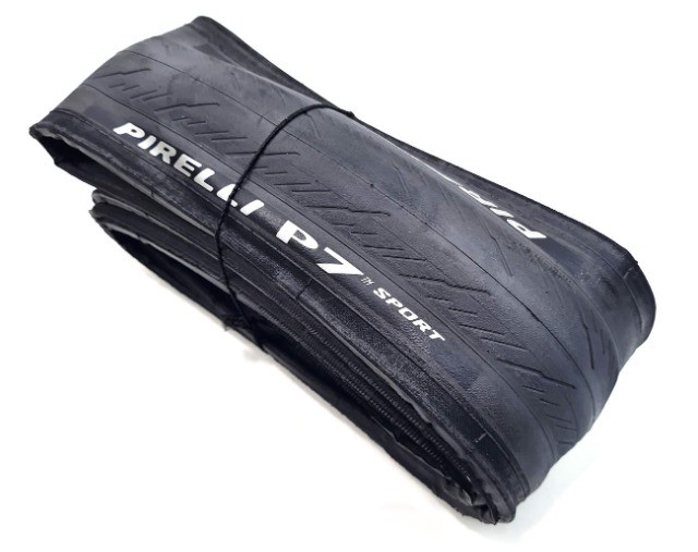 Pneu 700x28 Bicicleta Speed Pirelli P7 Sport Dobrável em Kevlar 9280 - Foto 4
