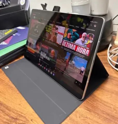 Tablet Samsung galaxy tab s7 fe na garantia com NF e caixa