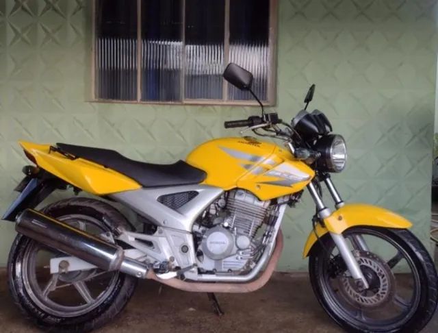 Honda cbx 250 twister,2008, amarela, r$ 6.500 em Brasil