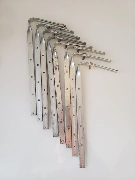 Suportes de calha para telhado - 8 unidades