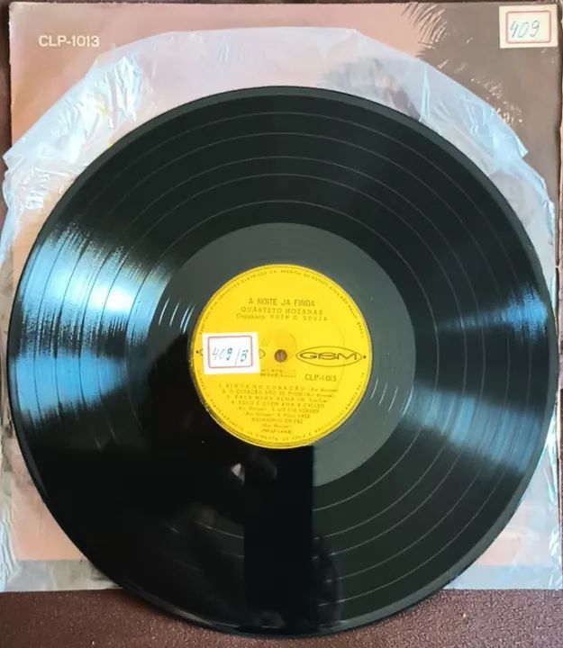 Lp Disco Evangélico Luiz de Carvalho e Quarteto Hozanas - A Noite Já Finda - raro - Foto 3