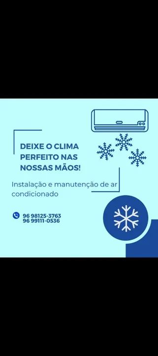 Instalação e manutenção de ar condicionado 