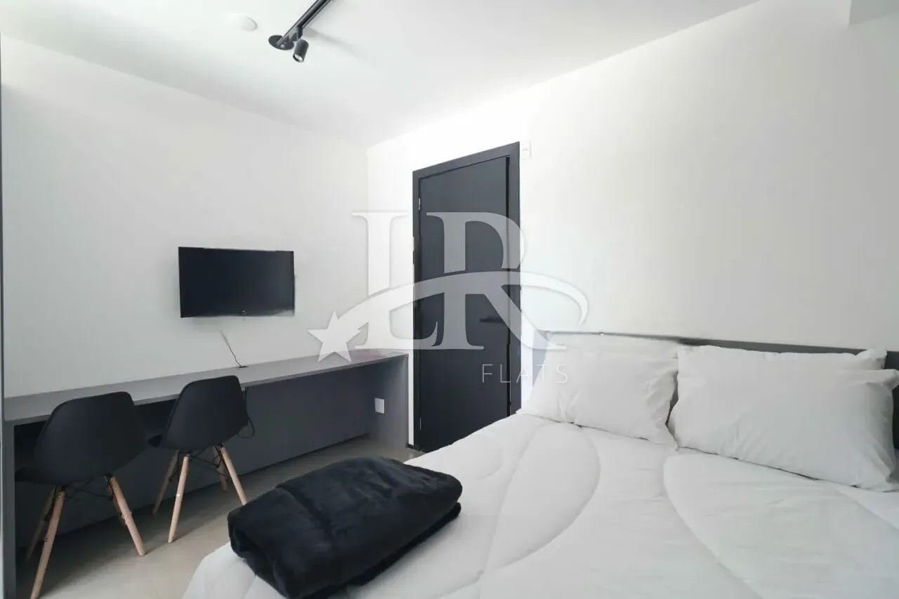 LR Flats - Flat tipo studio com lazer completo para venda ou locação em Moema