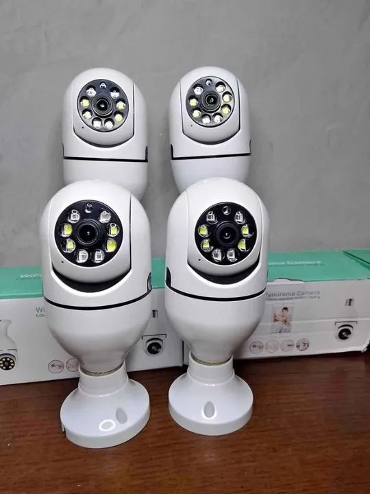 Câmera Wi-Fi Lâmpada Bocal Gira 360 Graus - Foto 2
