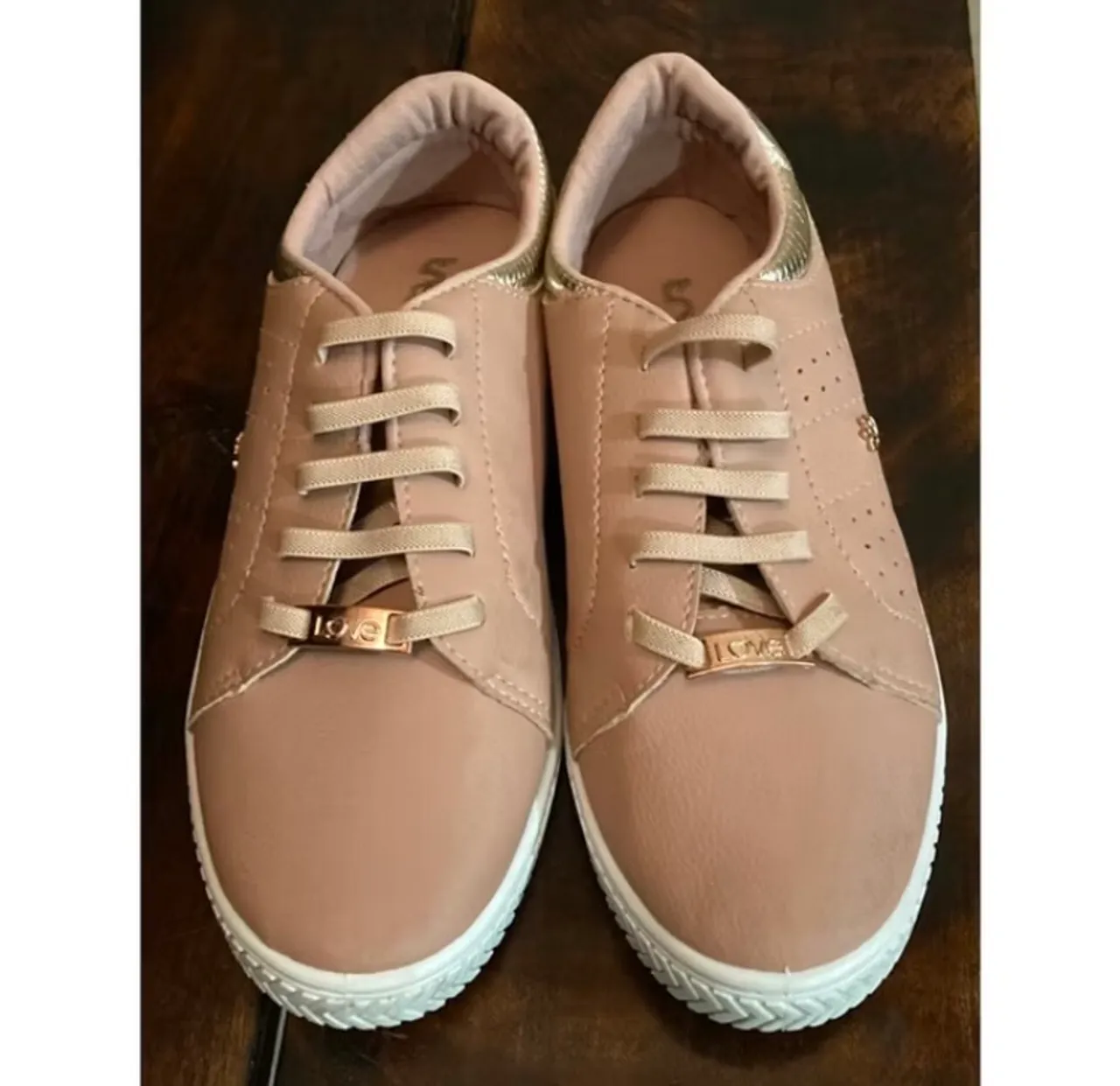 Tênis Feminino Casual Rosa - Tamanho 38